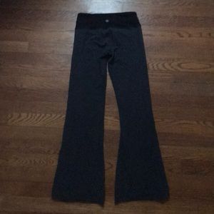 Lululemon gray reversible flare yoga pants